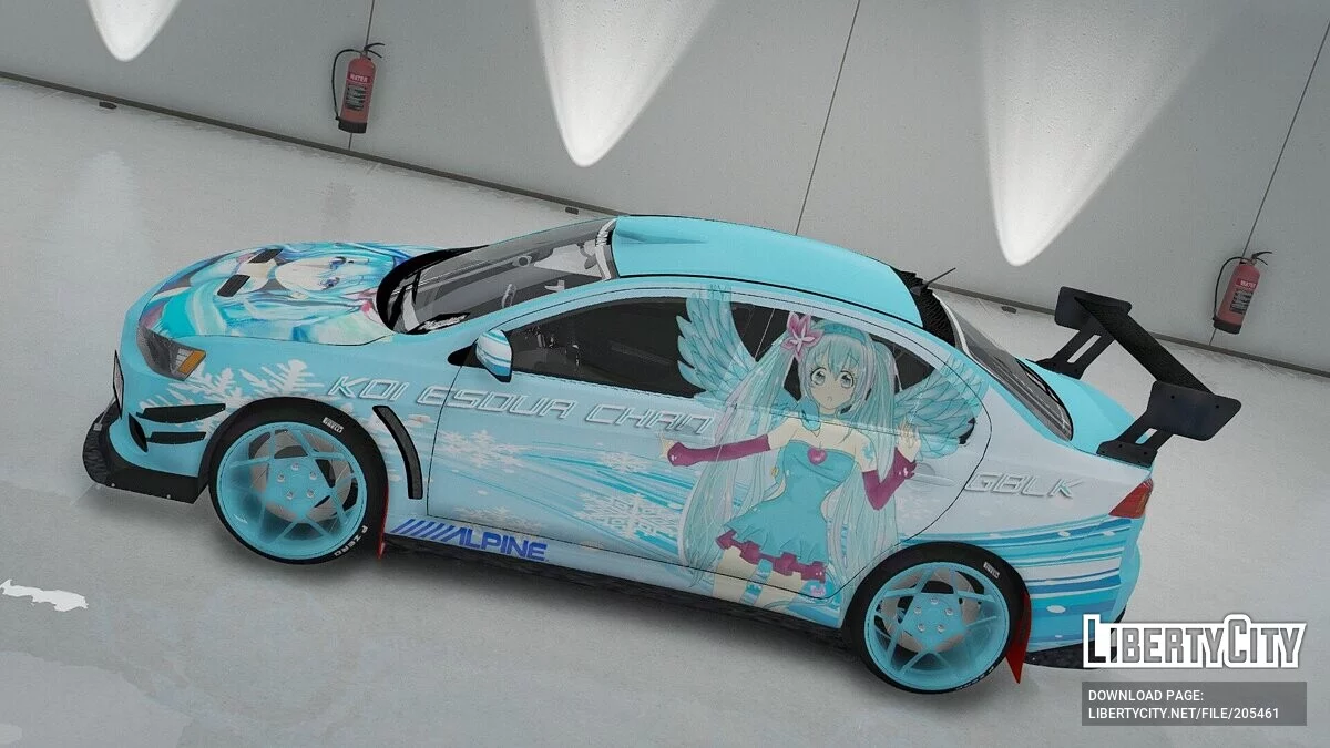 Mitsubishi Lancer Evolution X Koi Chan v1.0 / GTA 5