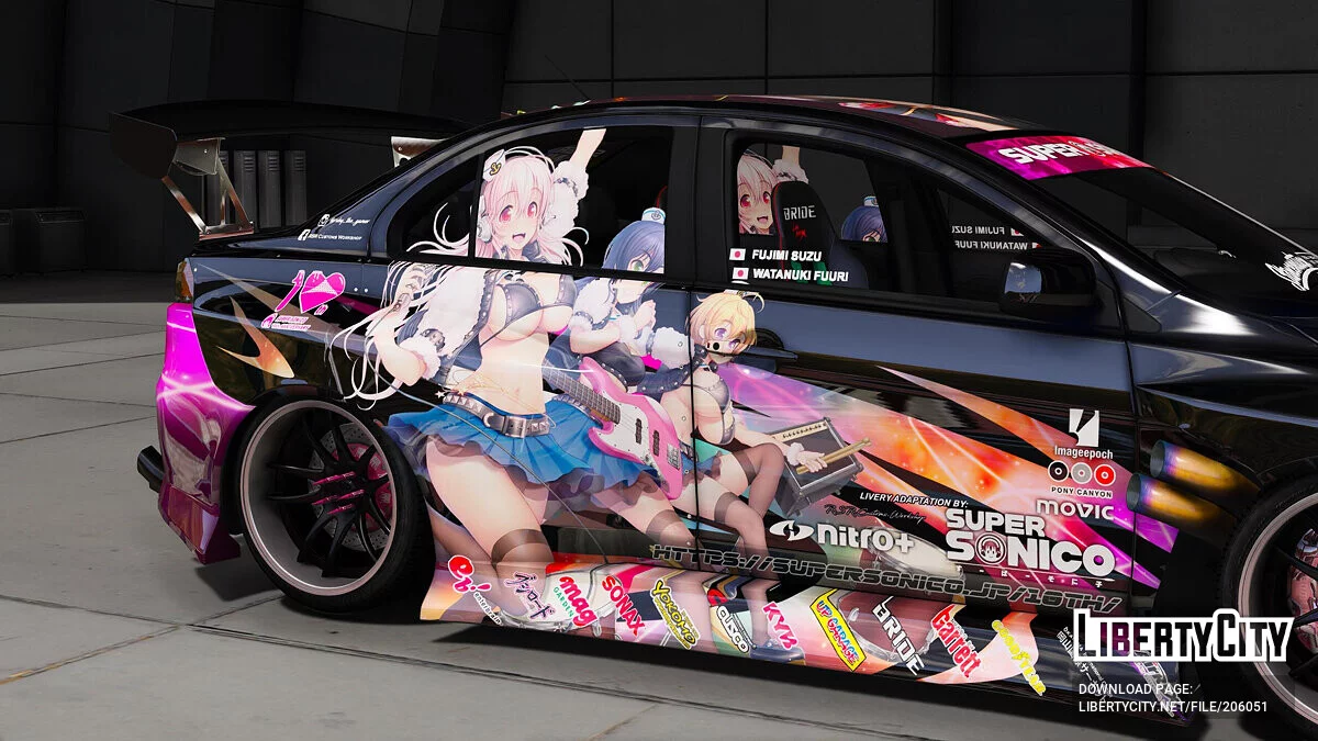 Mitsubishi Lancer Super Sonico FAV / GTA 5