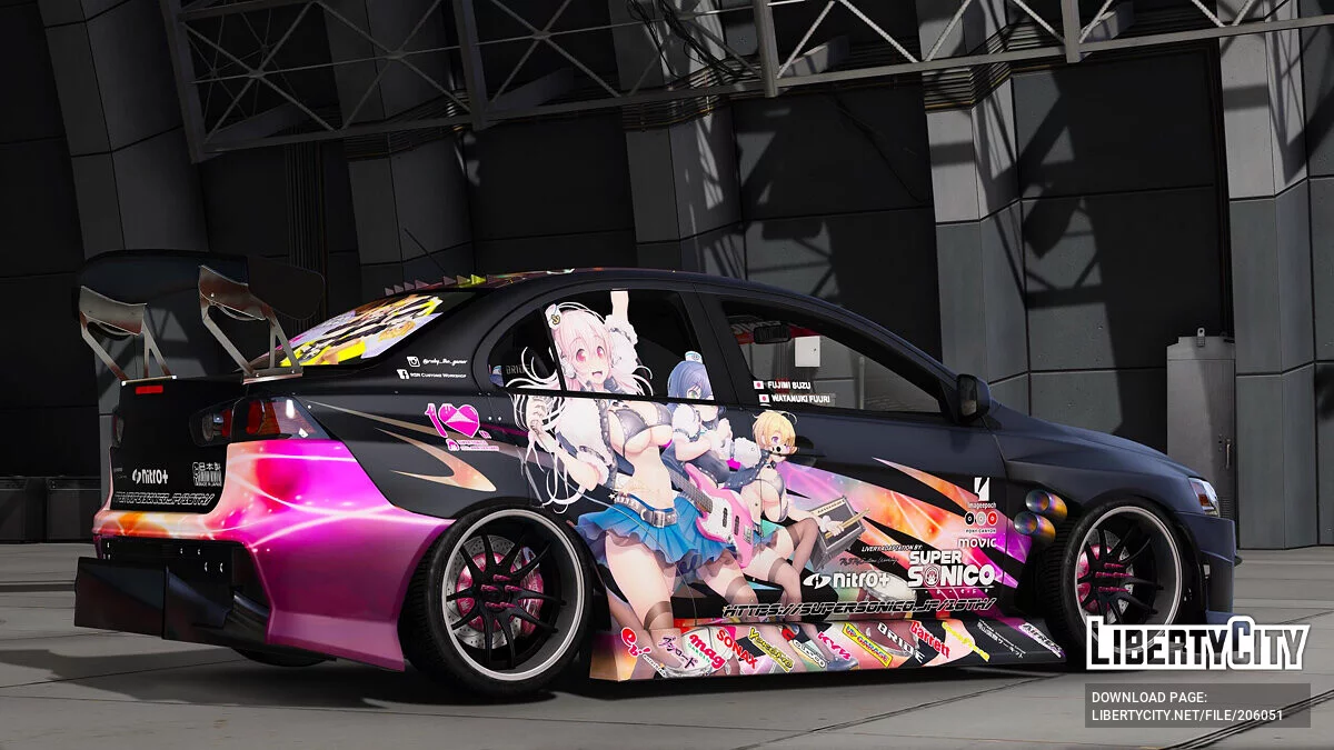 Mitsubishi Lancer Super Sonico FAV / GTA 5