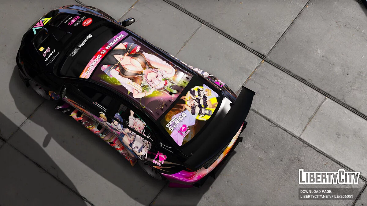 Mitsubishi Lancer Super Sonico FAV / GTA 5