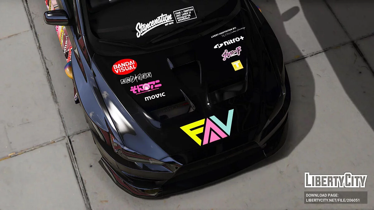 Mitsubishi Lancer Super Sonico FAV / GTA 5