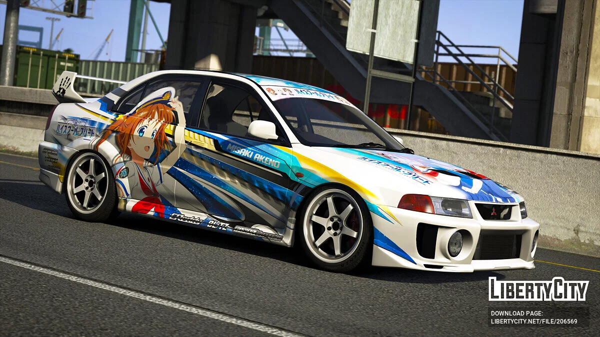 Mitsubishi Lancer Evo5 Frota do Ensino Médio / GTA 5