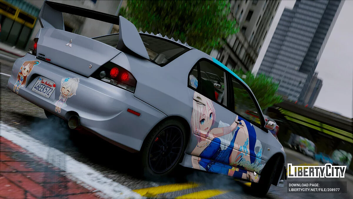 Mitsubishi Lancer Evolution IX MR OVE LAIKA Ağır Araç / GTA 5