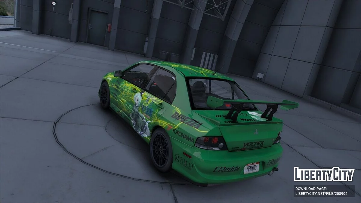 Mitsubishi Lancer Evolution IX MR Itasha Soga no Tojiko / GTA 5