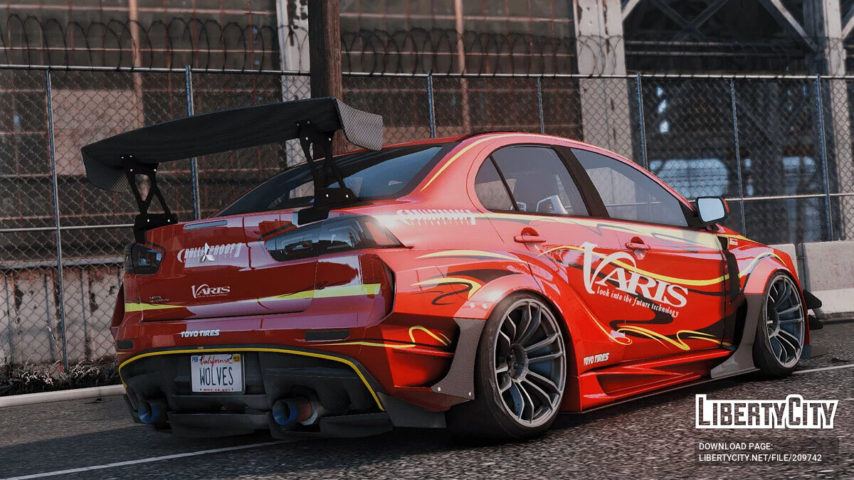 2019 Mitsubishi Lancer Evo X VARIS v1.0 / GTA 5