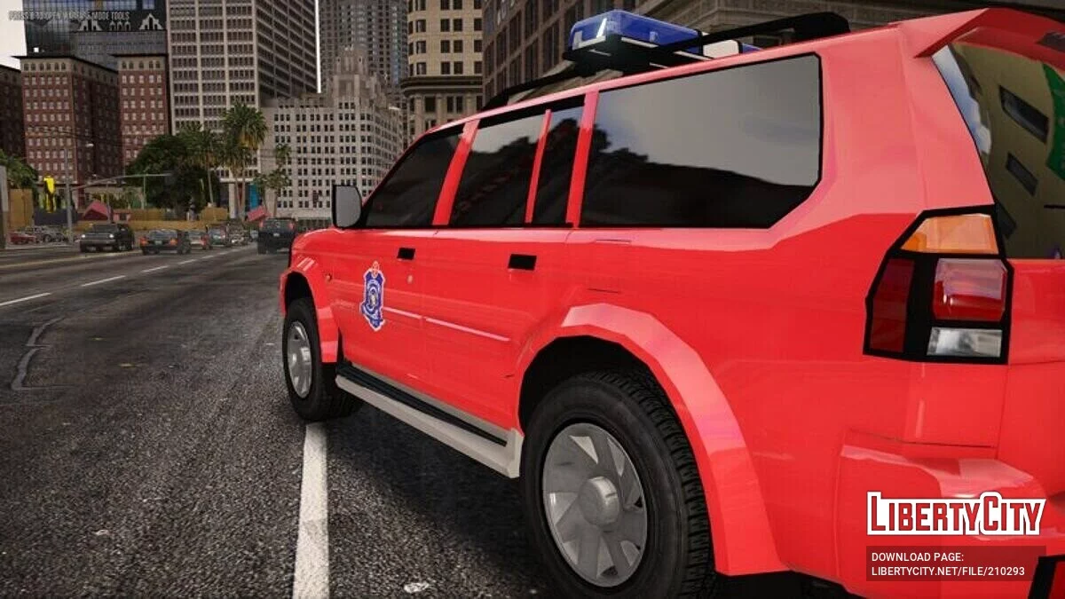 Mitsubishi Pajero - Vatrogasno spasilačka brigada Vozdovac / GTA 5
