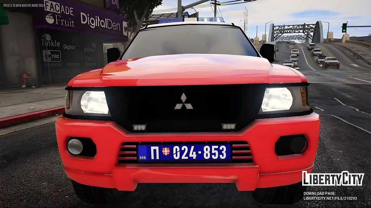 Mitsubishi Pajero - Vatrogasno spasilačka brigada Vozdovac / GTA 5