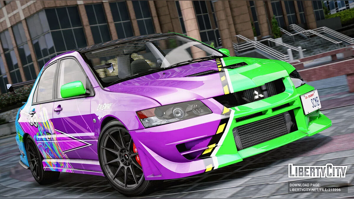 Mitsubishi Lancer Evolution IX MR Evil Empire Vinyl / GTA 5