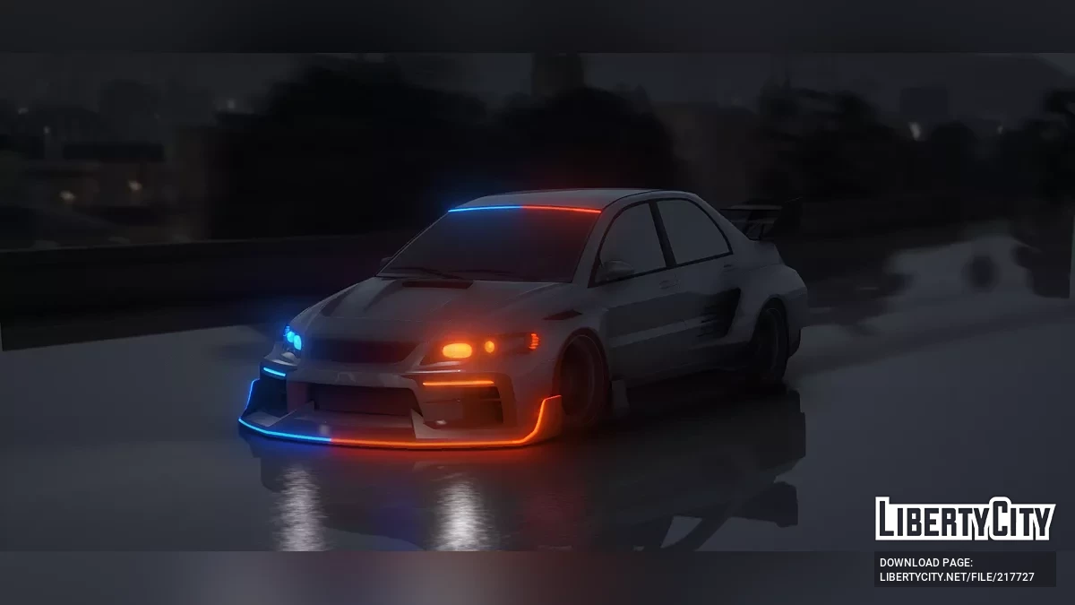 Mitsubishi Lancer Evolution Sunrise Hycade LEO / GTA 5