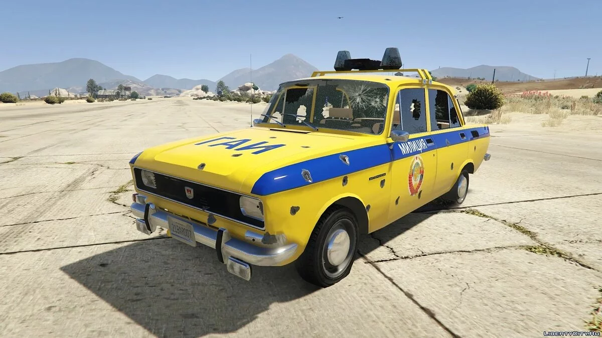 AZLK-2138 Polícia Moscovich [Add-On | Extras] 1.02 / GTA 5