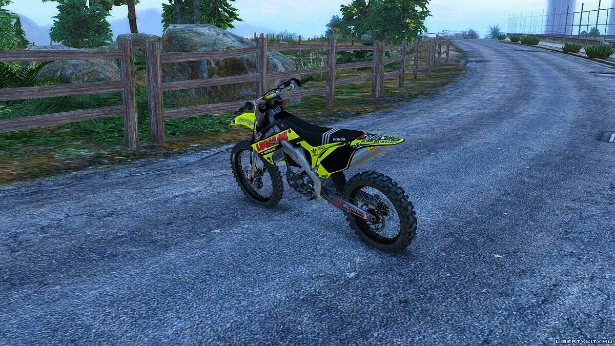 Honda CR450R 2009 - Amarillo Lucas Oil / GTA 5
