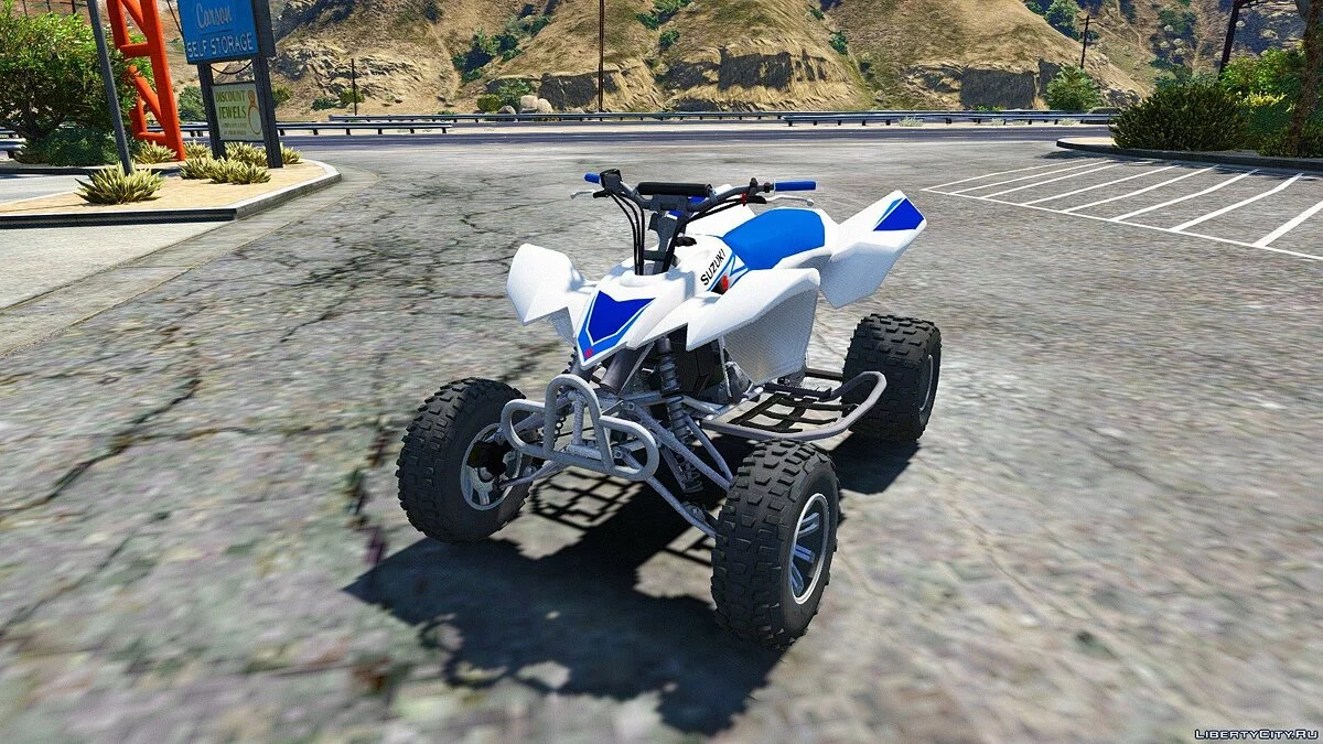 2009 Suzuki LTR 450 - Білий / GTA 5