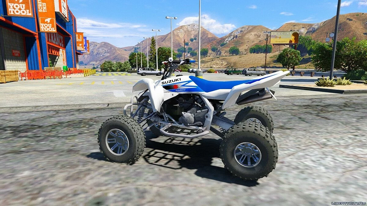 2009 Suzuki LTR 450 - Білий / GTA 5
