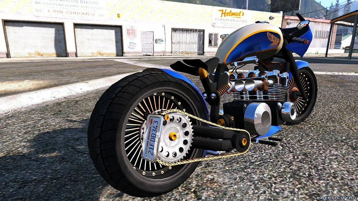 Honda CB750 Bagger [Animated] 1.0 / GTA 5