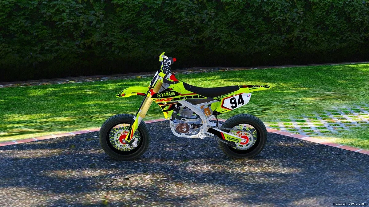 ياماها YZ450F - سوبرموتو - رسومات فلور [إضافة] / جي تي أي 5