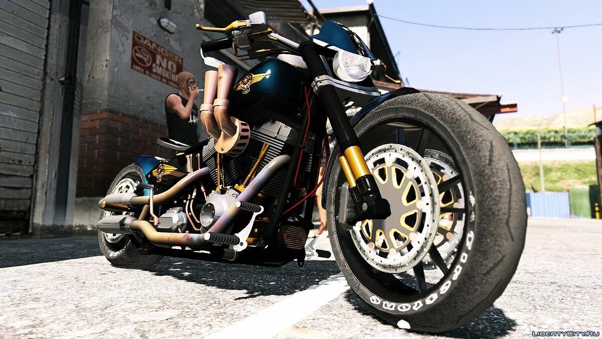 Harley-Davidson Fat Boy Lo Racing Bobber Lost MC Custom [Reemplazo | Animado] 1.1 / GTA 5