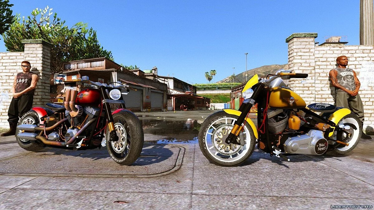 Harley-Davidson Fat Boy Lo Racing Bobber Lost MC Custom [Reemplazo | Animado] 1.1 / GTA 5