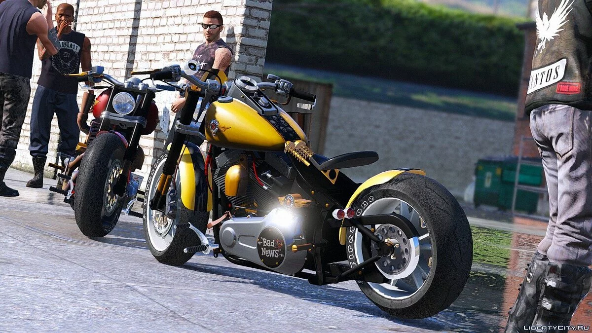 Harley-Davidson Fat Boy Lo Racing Bobber Lost MC Custom [Reemplazo | Animado] 1.1 / GTA 5