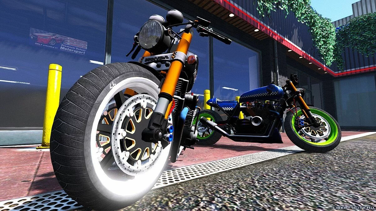 Honda CB750 Cafe Racer [Анімований] 2.0 / GTA 5