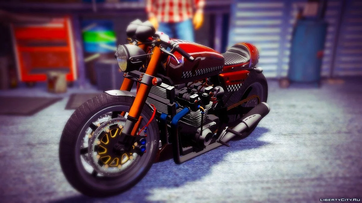 Honda CB750 Cafe Racer [Анімований] 2.0 / GTA 5