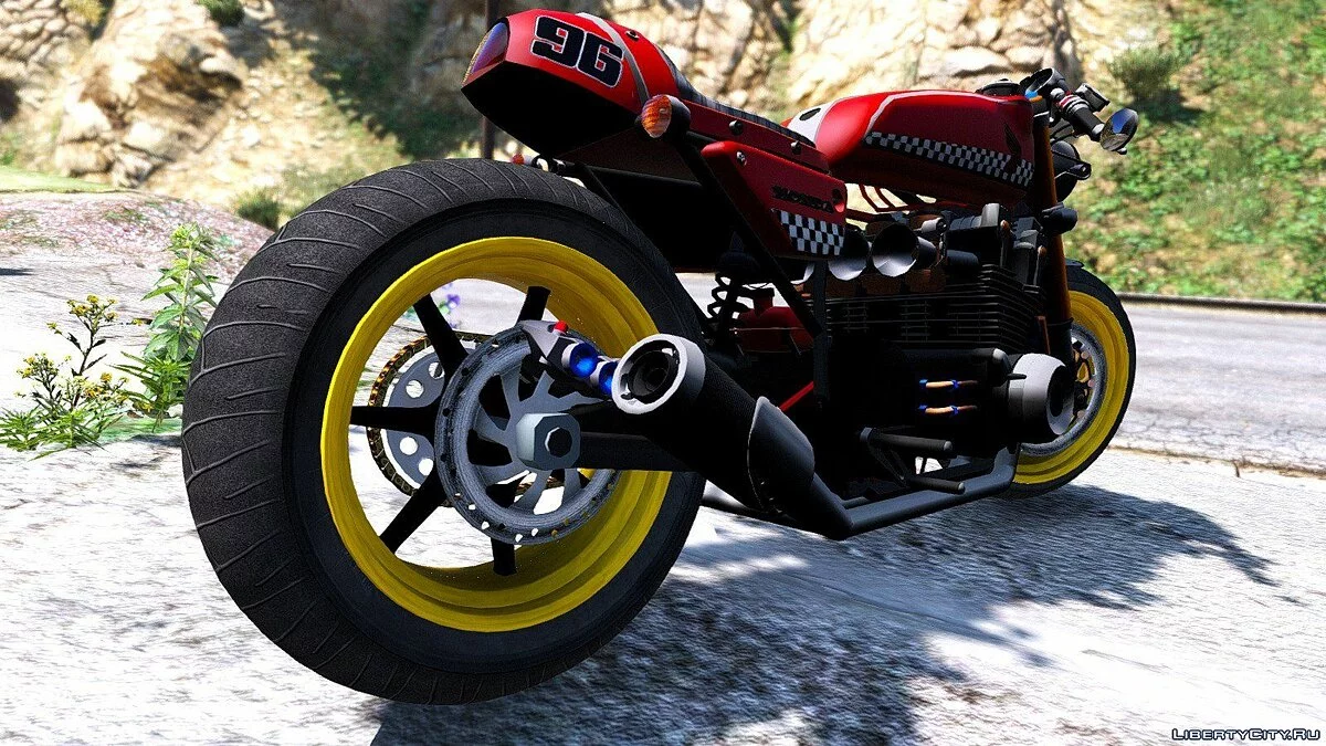 Honda CB750 Cafe Racer [Анімований] 2.0 / GTA 5
