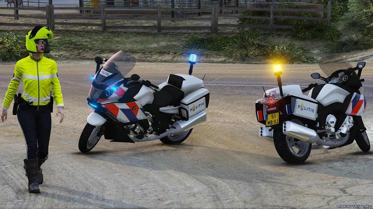BMW K 1600 GTP Niederländische Polizei [ELS] 1.1 / GTA 5