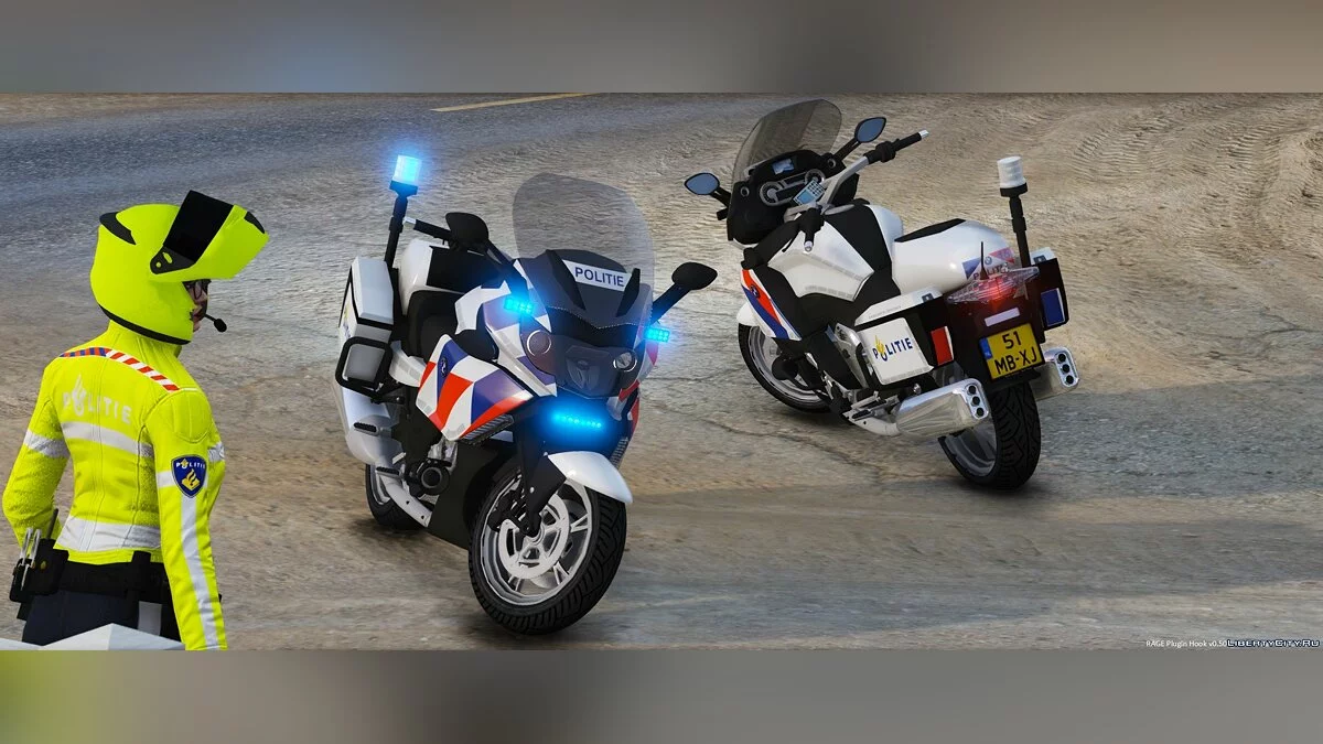 BMW K 1600 GTP Niederländische Polizei [ELS] 1.1 / GTA 5