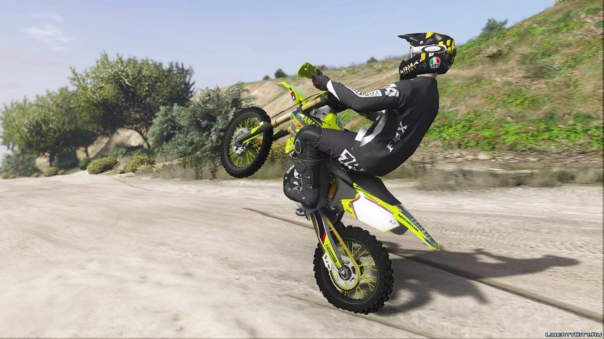 2015 Yamaha YZ450F - Flúor Graphics [Add-On] / GTA 5