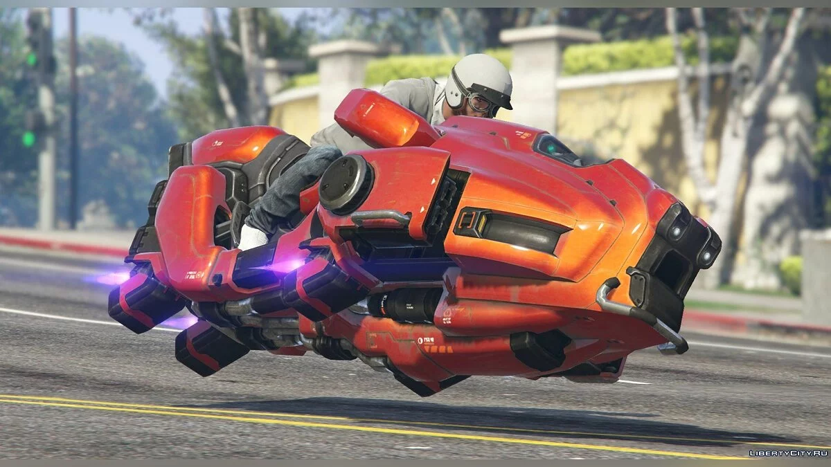 Moto Flottante Sci-Fi [Ajout | Peinture] 1.0 / GTA 5