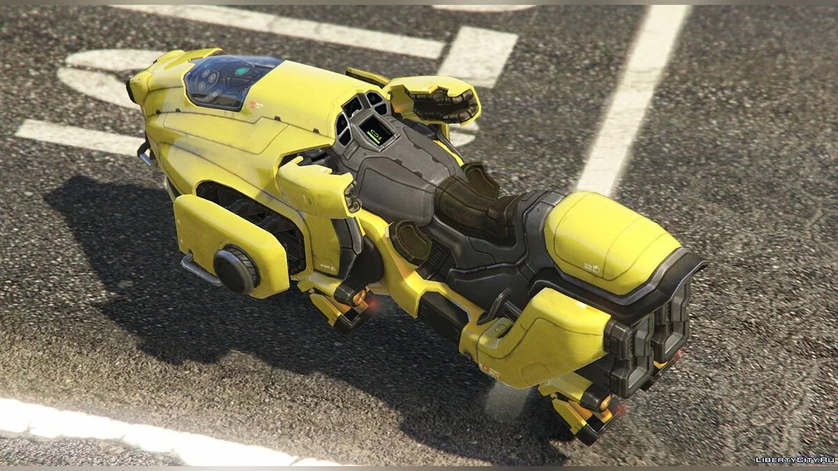 Moto Flottante Sci-Fi [Ajout | Peinture] 1.0 / GTA 5