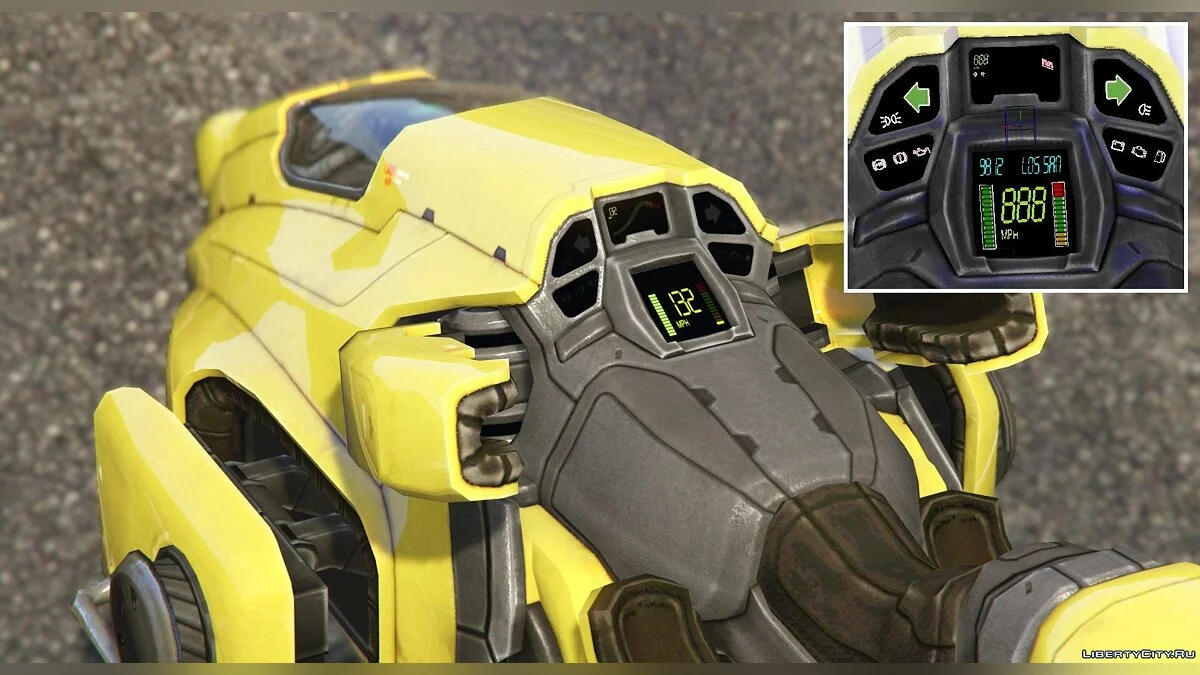 Moto Flottante Sci-Fi [Ajout | Peinture] 1.0 / GTA 5