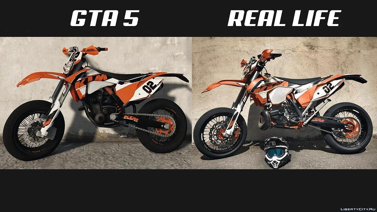 KTM exc 250 KIKANINAC Livery + Sound 1.0 / GTA 5