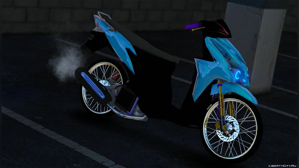 Honda click125 Модифікований [Заміна] 1.0 / GTA 5