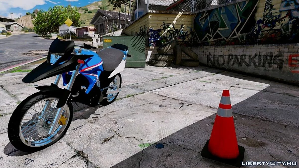 HONDA XRE 300 2015 BLUE FLEX 1.0 / GTA 5