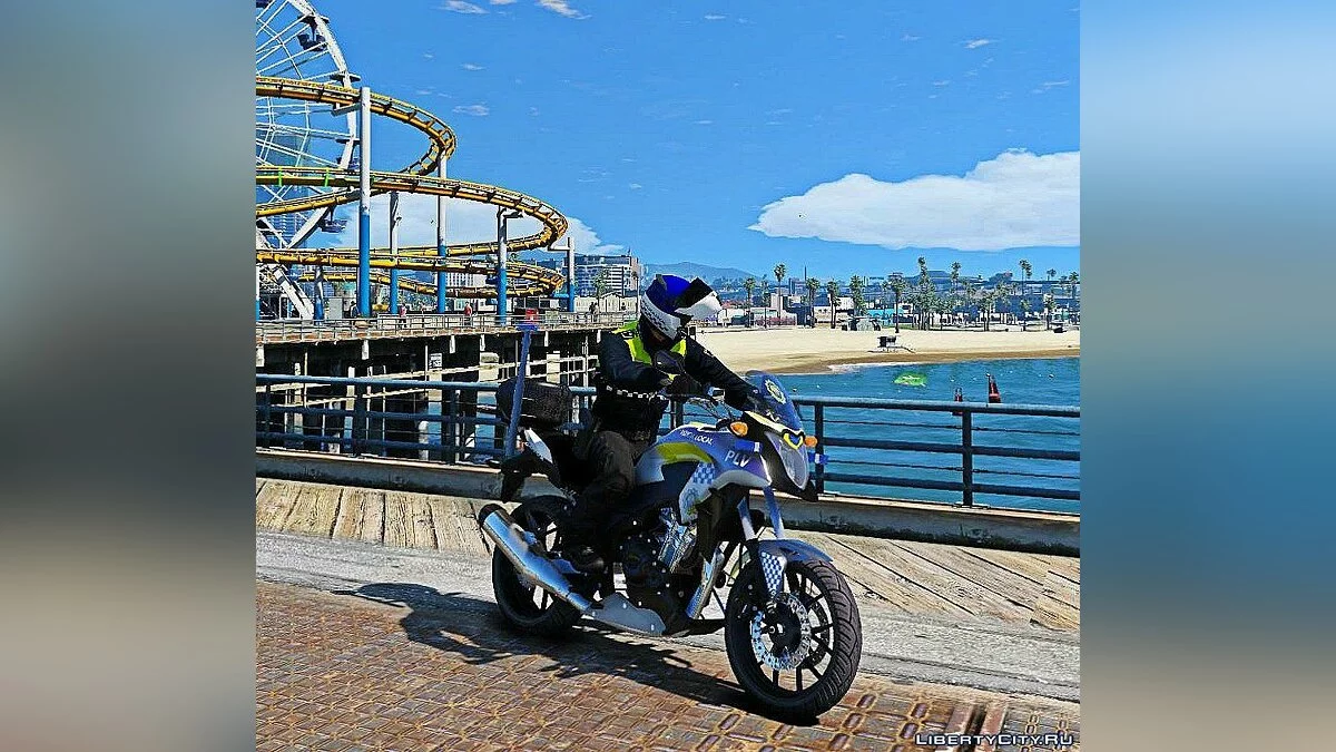 Honda CB500X POLICIA LOCAL (ELS) +ШАБЛОН 1.0 / GTA 5