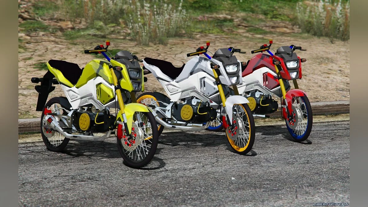 Honda Msx 125SF/Grom 125SF [ Заміна | 1.0 / GTA 5