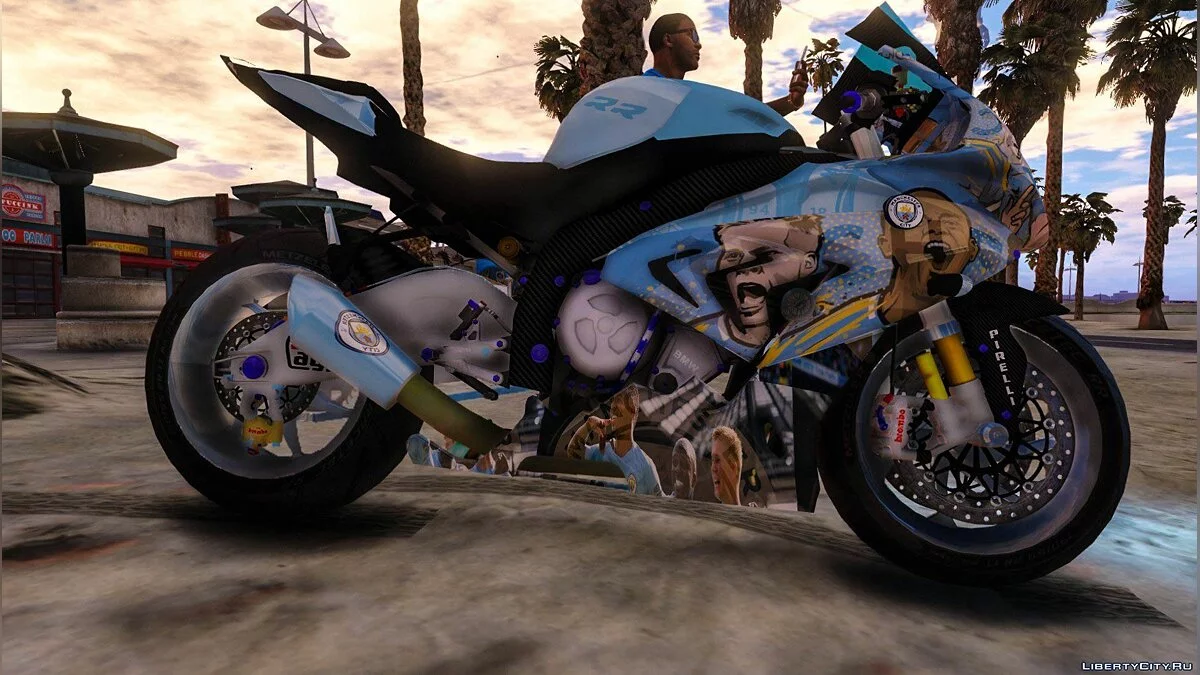 BMW S1000RR 2015 Ver.Manchester city [Replace] / GTA 5