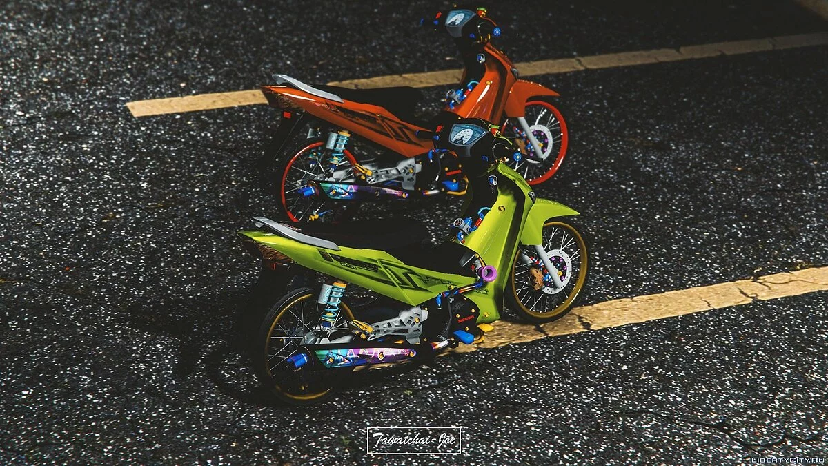 Honda Wave125i 2010 [Замена] 1.0 / GTA 5