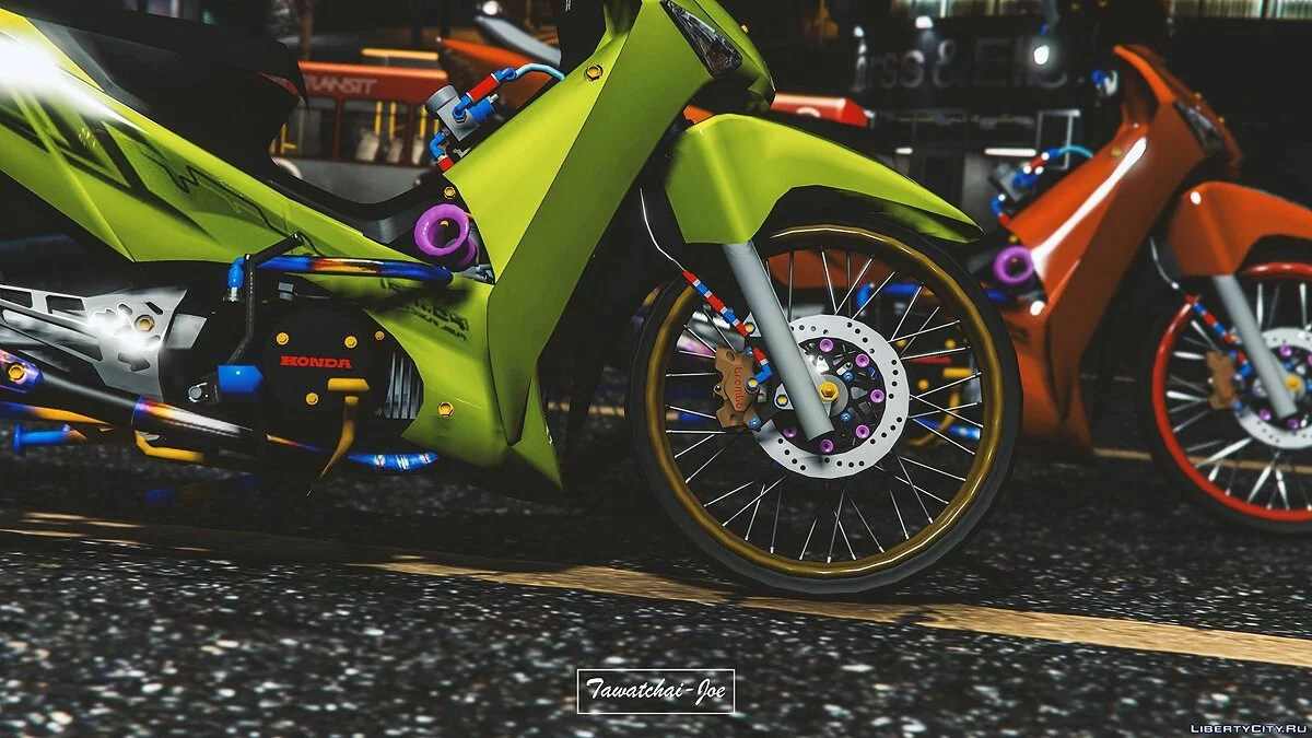 Honda Wave125i 2010 [Замена] 1.0 / GTA 5
