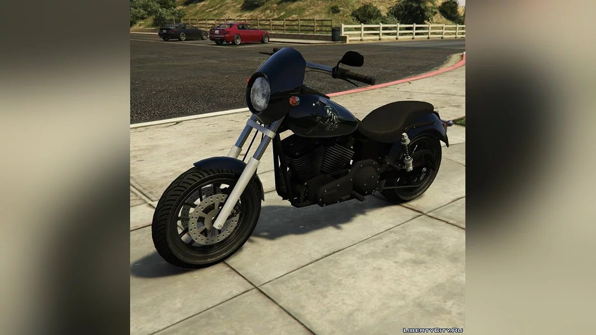 Мотоцикл Jax's Dyna - сини анархії / GTA 5