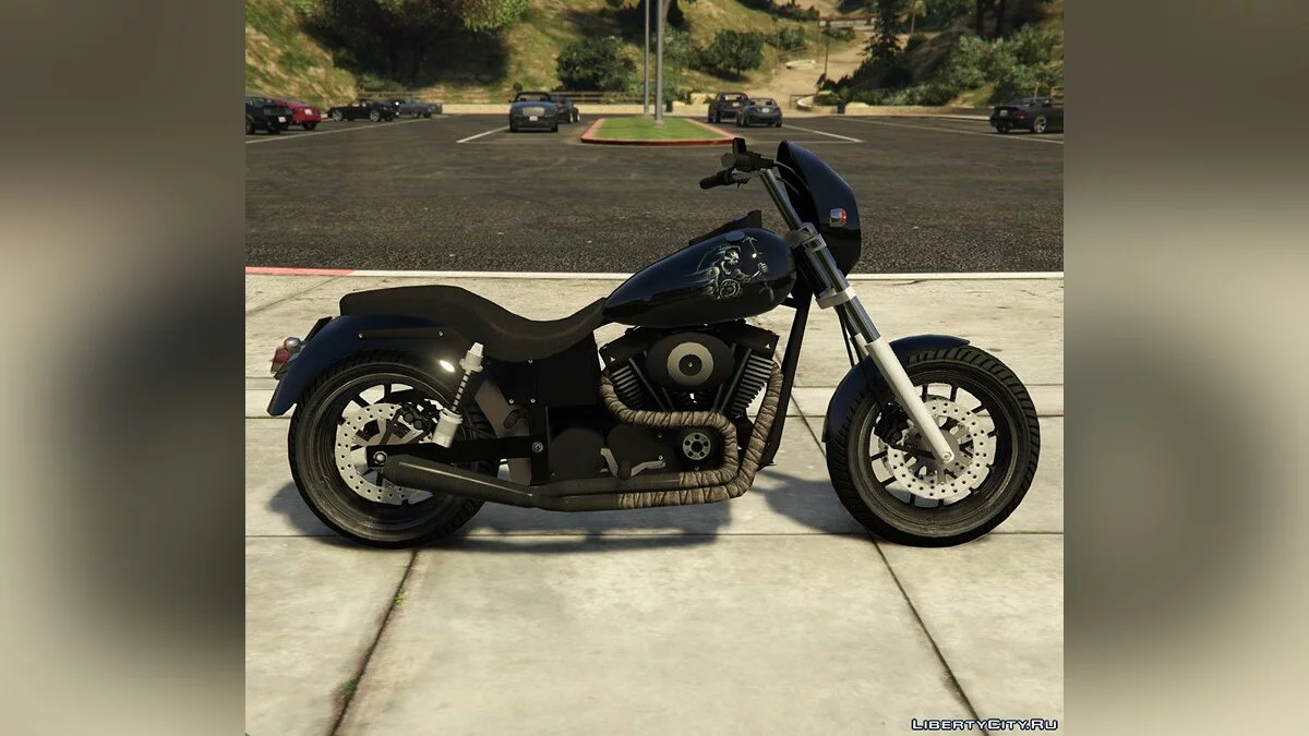 Мотоцикл Jax's Dyna - сини анархії / GTA 5