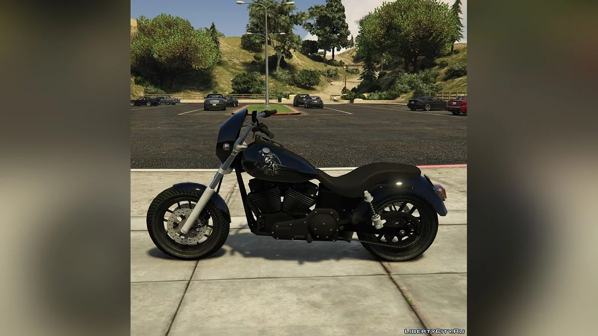 Мотоцикл Jax's Dyna - сини анархії / GTA 5