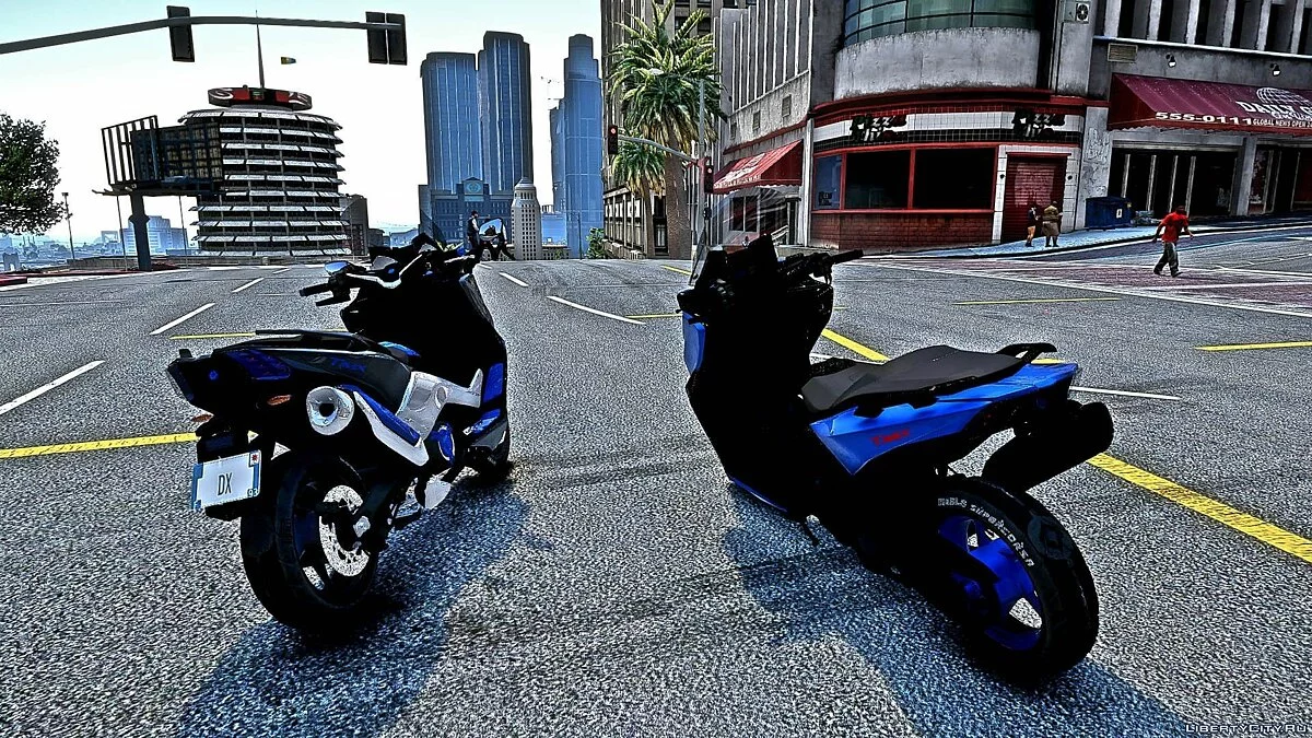 Yamaha TMAX 530 DX - Police Bike / GTA 5