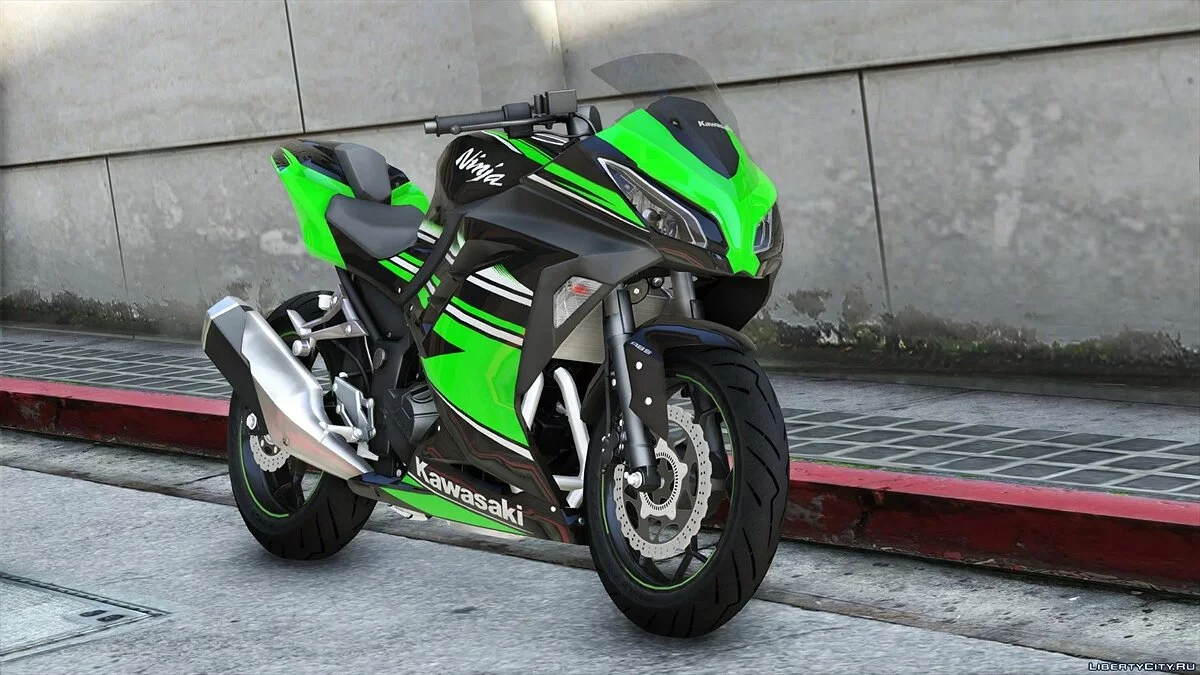 2017年川崎Ninja300 [附加 | 调整] 1.0 / GTA 5