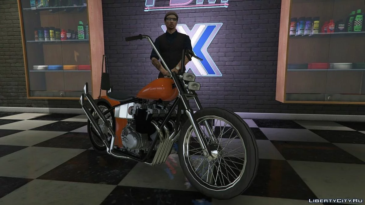 Honda CB750 Chopper [Add-On | Plantilla] 1.2 / GTA 5