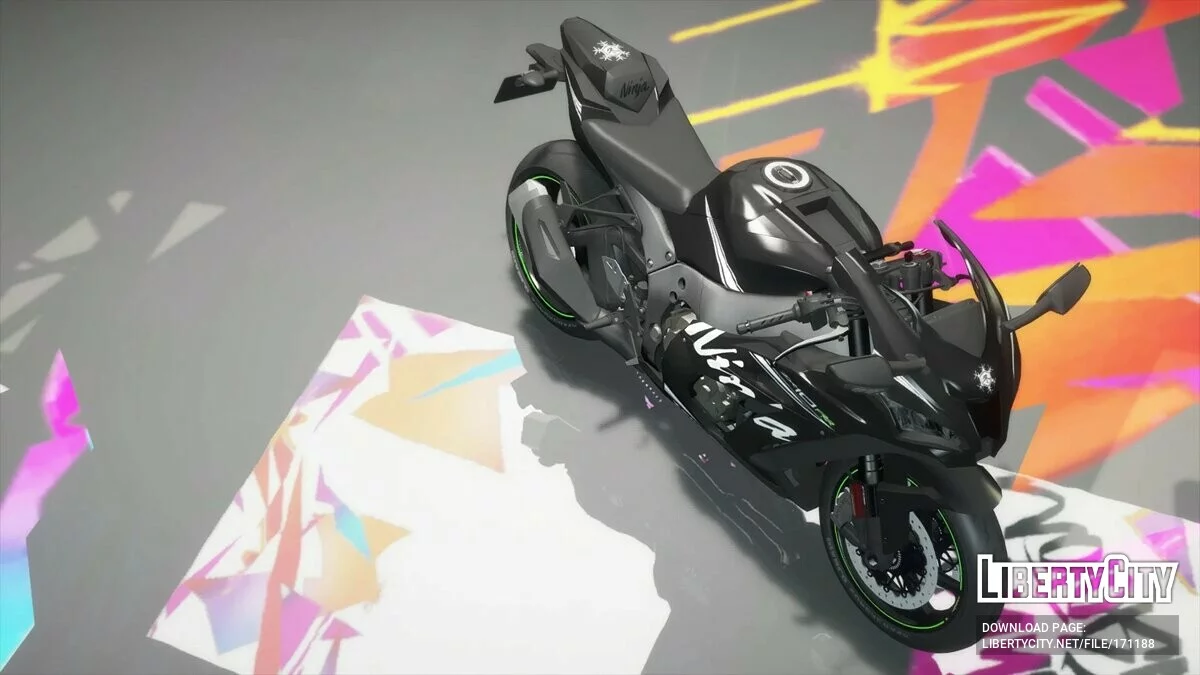 Kawasaki ZX10R Motorcycle Enhanced v1.0 / GTA 5