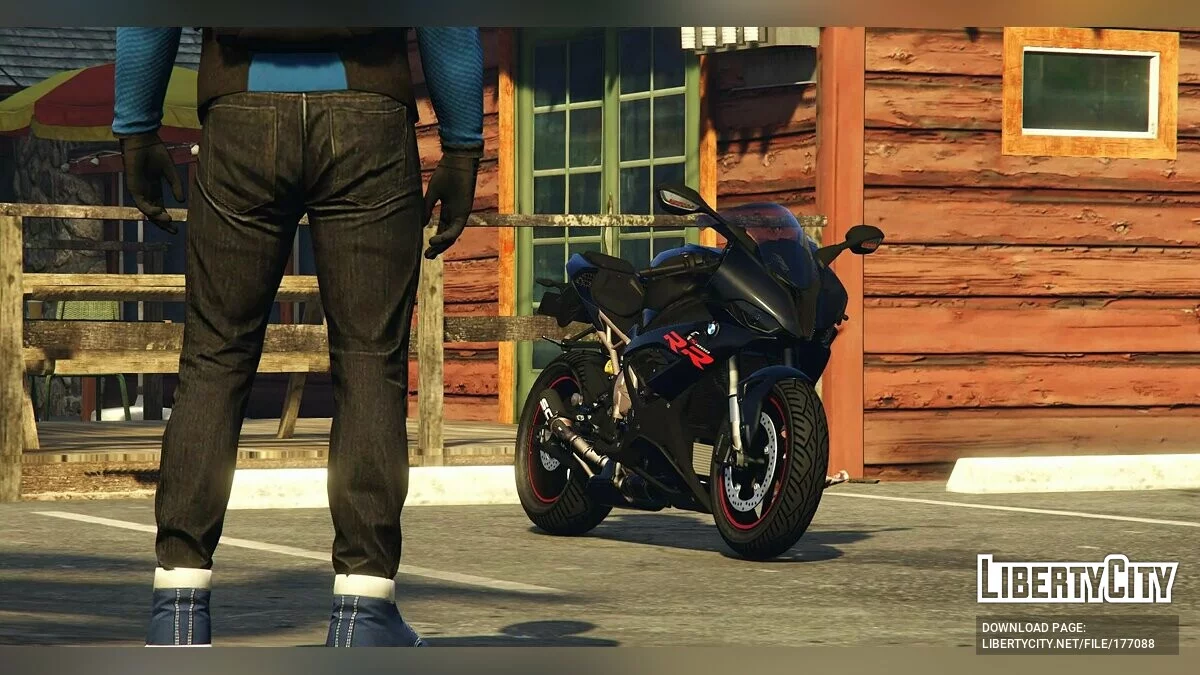 BMW S1000RR 2021 Black Livery v2.0 / GTA 5