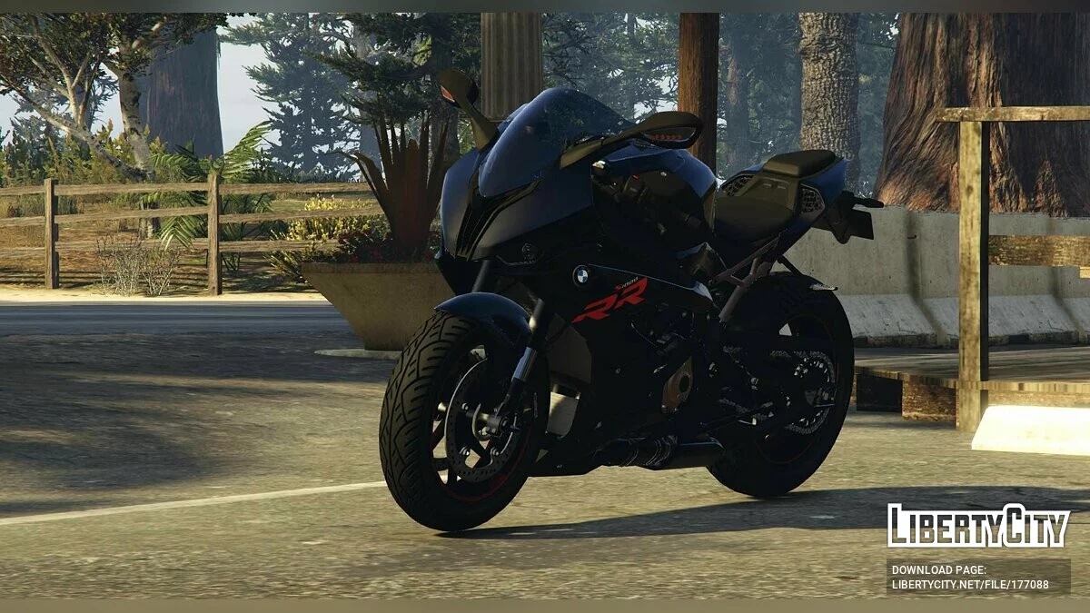 BMW S1000RR 2021 Black Livery v2.0 / GTA 5