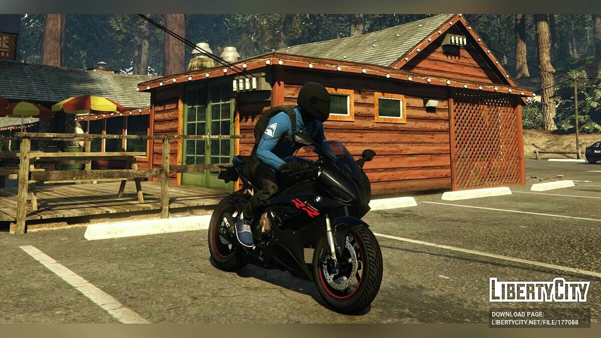 BMW S1000RR 2021 Black Livery v2.0 / GTA 5