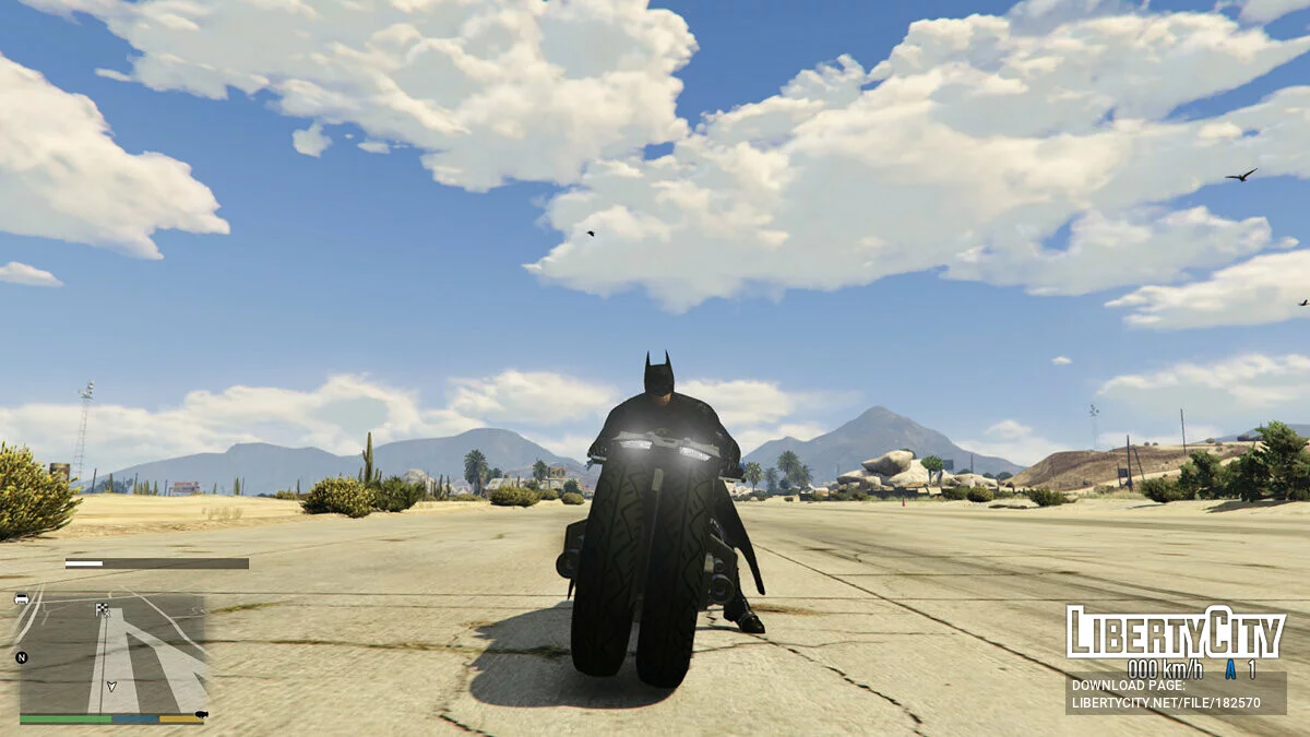 Bat Bike з The Flash [Додаток] 0.1 / GTA 5